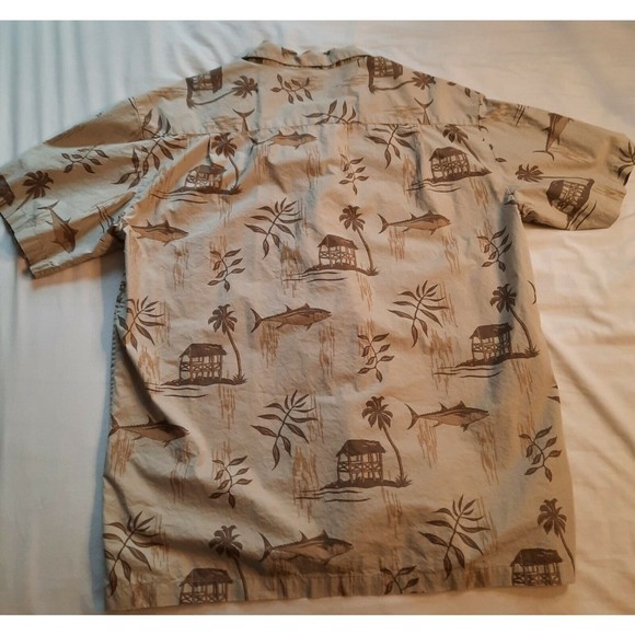 Red Macaw Trading Company Men's Hawaiian Shirt  sz L - Picture 4 of 7